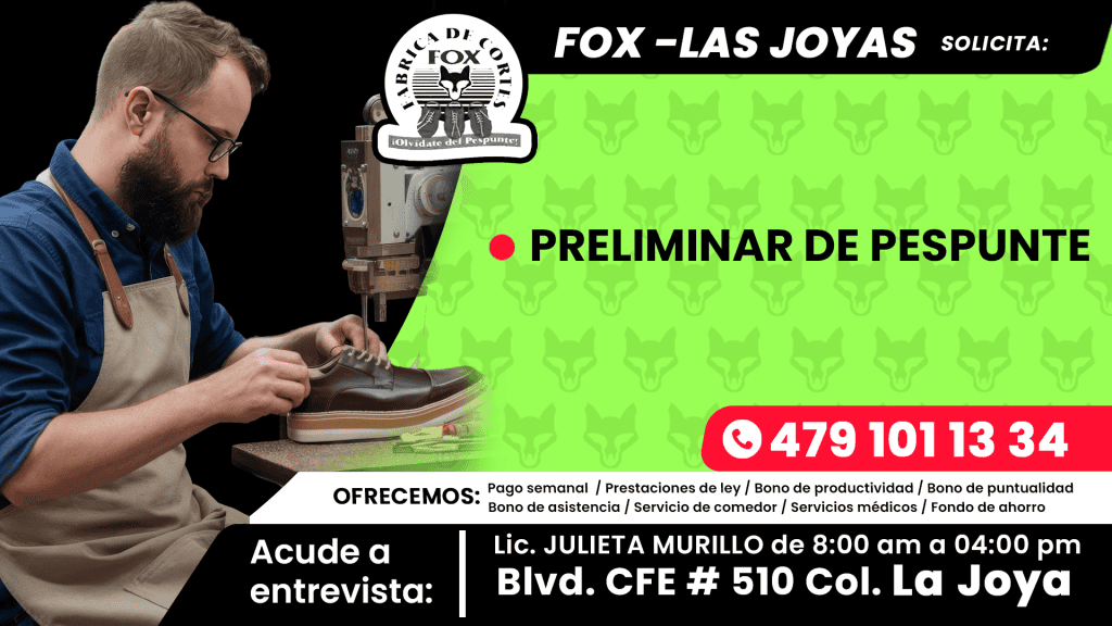 Preliminar de pespunte (Fox Las Joyas)