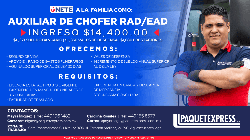Auxiliar de chofer