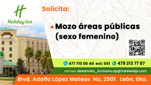 Mozo áreas públicas