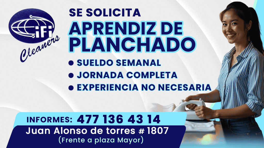 Aprendiz de planchado