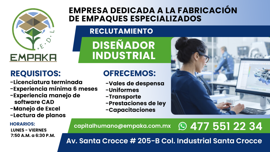 Diseñador industrial