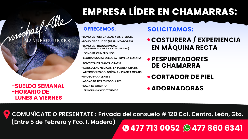 Costurera / Experiencia en máquina recta