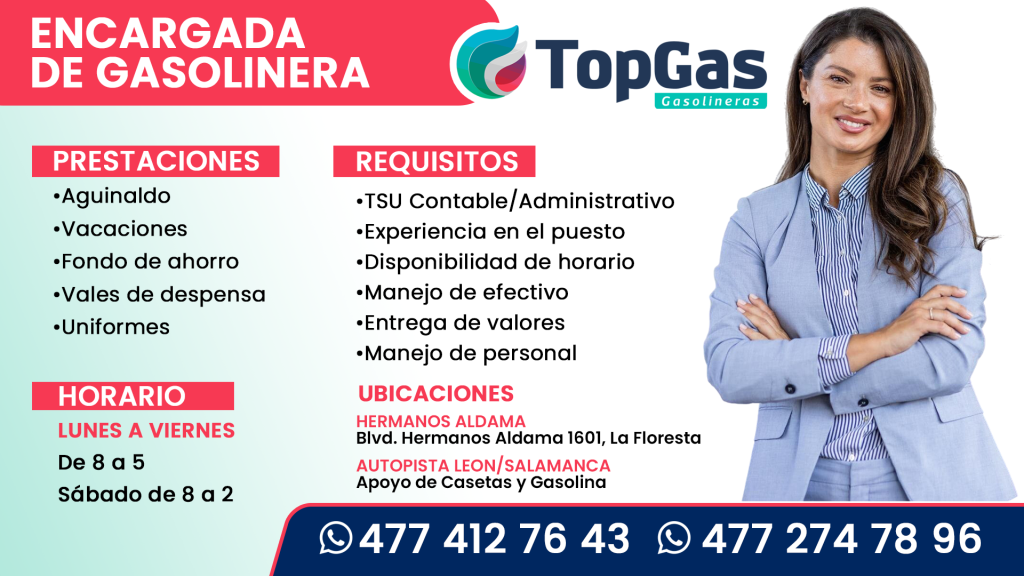TopGas Encargada de gasolinera