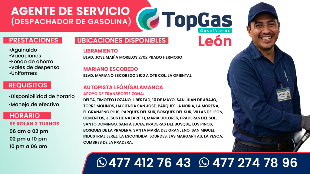 TopGas Gasero Leon