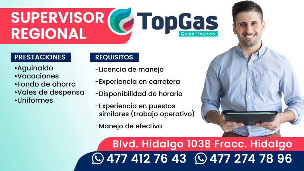 TopGas supervisor regional (1)